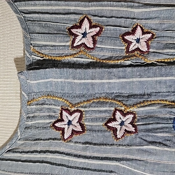 Jonny Was Workshop tunic top. gray, long sleeves.  Oversized small long sleeve - Picture 2 of 11